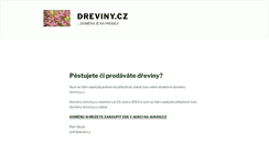 Desktop Screenshot of dreviny.cz
