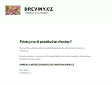 Tablet Screenshot of dreviny.cz