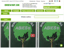 Tablet Screenshot of dreviny.sk